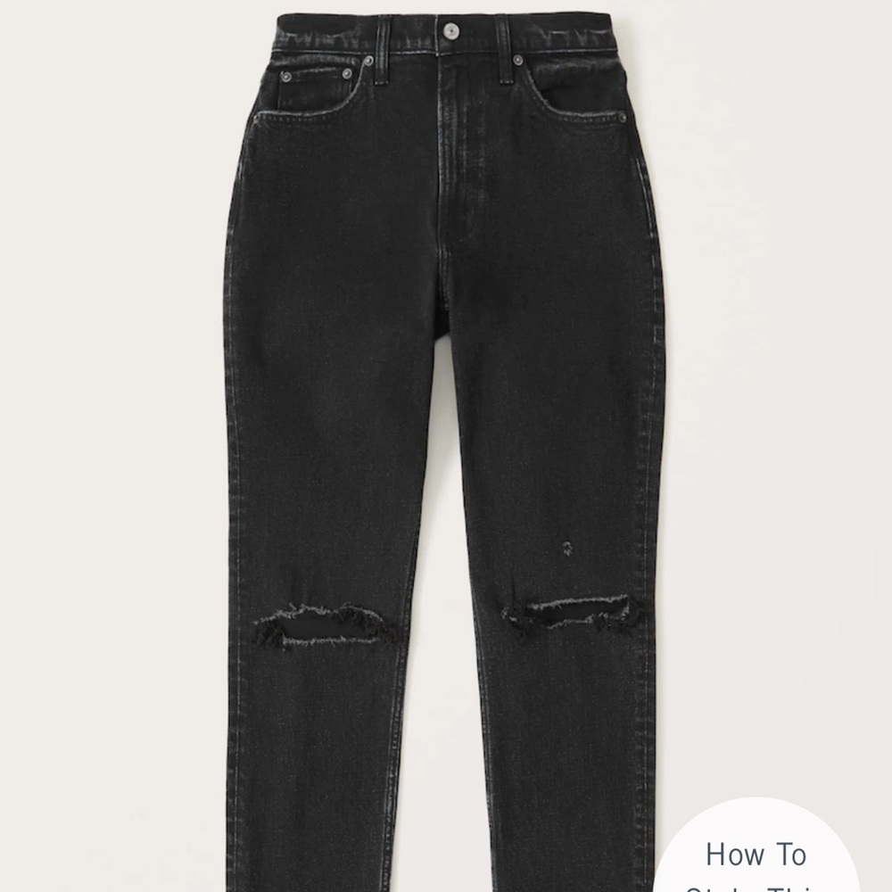 NWOT A&F Distressed Denim Jeans - curve love